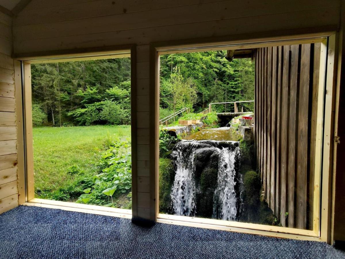 Wooden House With A Waterfall "Stipanov Mlin" Villa Plitvička Jezera Dış mekan fotoğraf